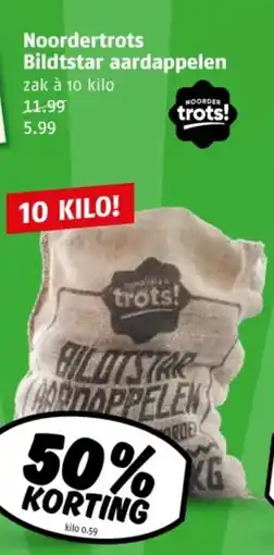 Poiesz Noordertrots Bildtstar aardappelen aanbieding