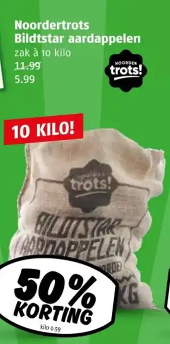 Poiesz Noordertrots Bildtstar aardappelen aanbieding