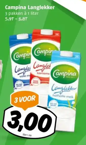 Poiesz Campina Langlekker aanbieding