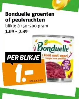 Poiesz Bonduelle groenten of peulvruchten aanbieding