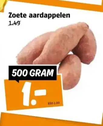 Poiesz Zoete aardappelen aanbieding