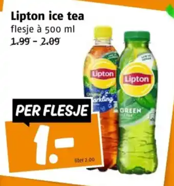 Poiesz Lipton ice tea aanbieding