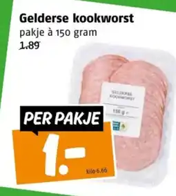 Poiesz Gelderse kookworst aanbieding