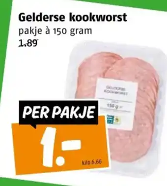 Poiesz Gelderse kookworst aanbieding
