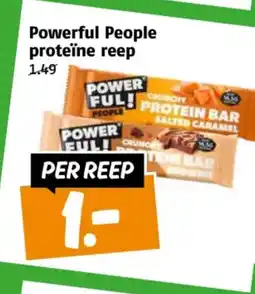 Poiesz Powerful People proteïne reep aanbieding