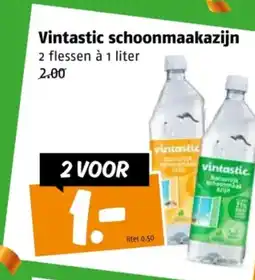 Poiesz Vintastic schoonmaakazijn aanbieding
