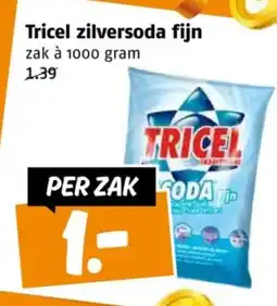 Poiesz Tricel zilversoda fijn aanbieding