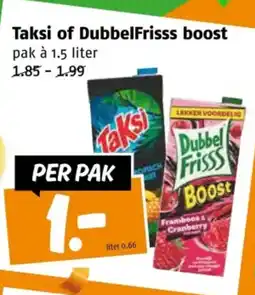 Poiesz Taksi of DubbelFrisss boost aanbieding