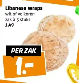 Poiesz Libanese wraps aanbieding