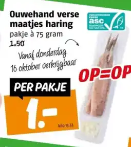 Poiesz Ouwehand verse maatjes haring aanbieding
