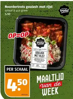 Poiesz Noordertrots goulash met rijst aanbieding