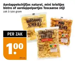 Poiesz Aardappelschijfjes naturel, mini krieltjes bistro of aardappelpartjes Toscaanse stijl aanbieding