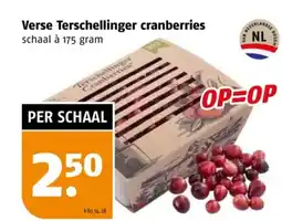 Poiesz Verse Terschellinger cranberries aanbieding