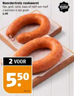 Poiesz Noordertrots rookworst aanbieding