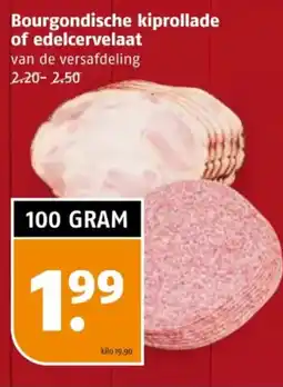 Poiesz Bourgondische kiprollade of edelcervelaat aanbieding