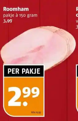 Poiesz Roomham aanbieding