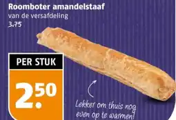 Poiesz Roomboter amandelstaaf aanbieding