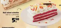 Poiesz Red velvet schnitte aanbieding