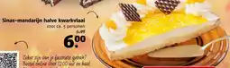 Poiesz Sinas-mandarijn halve kwarkvlaai aanbieding