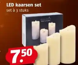 Poiesz LED kaarsen set aanbieding