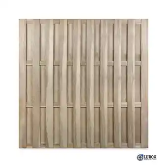 Praxis Houten Schutting - Multi - Grenen - Groen Geïmpregneerd - Recht - 180x180cm - FSC/PEFC aanbieding