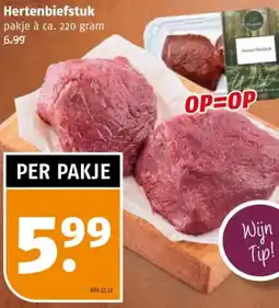 Poiesz Hertenbiefstuk aanbieding