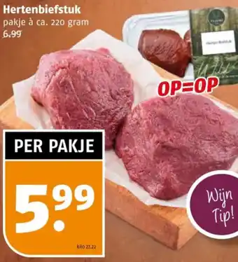 Poiesz Hertenbiefstuk aanbieding