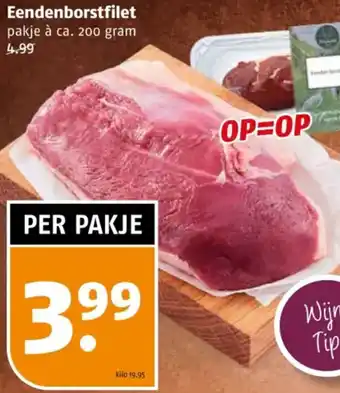 Poiesz Eendenborstfilet aanbieding