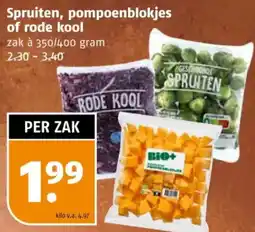 Poiesz Spruiten, pompoenblokjes of rode kool aanbieding