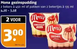 Poiesz Mona gezinspudding aanbieding