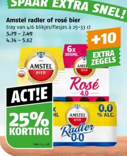 Poiesz Amstel radler of rosé bier aanbieding