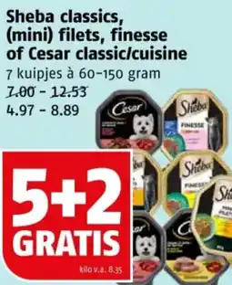 Poiesz Sheba classics, mini filets, finesse of Cesar classic/cuisine aanbieding