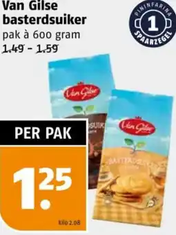 Poiesz Van Gilse basterdsuiker aanbieding