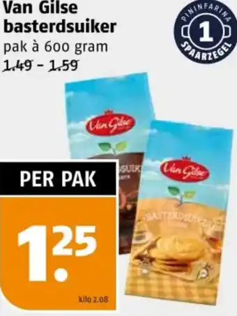 Poiesz Van Gilse basterdsuiker aanbieding