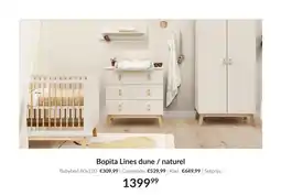 Babypark Bopita Lines dune naturel aanbieding