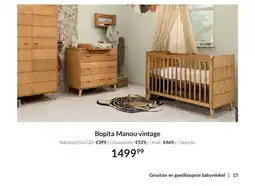 Babypark Bopita Manou vintage aanbieding