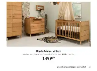 Babypark Bopita Manou vintage aanbieding