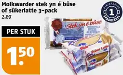 Poiesz Molkwarder stek yn é bûse of sûkerlatte 3-pack aanbieding