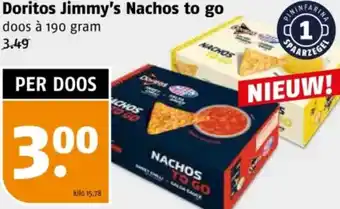 Poiesz Doritos Jimmy's Nachos to go aanbieding