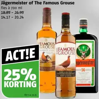 Poiesz Jägermeister of The Famous Grouse aanbieding