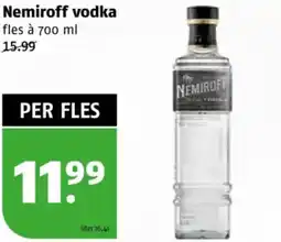 Poiesz Nemiroff vodka aanbieding