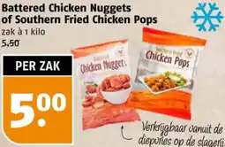Poiesz Battered Chicken Nuggets of Southern Fried Chicken Pops aanbieding