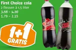 Poiesz First Choice cola aanbieding