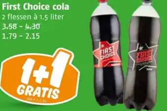Poiesz First Choice cola aanbieding