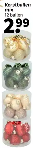 Wibra Kerstballen mix aanbieding