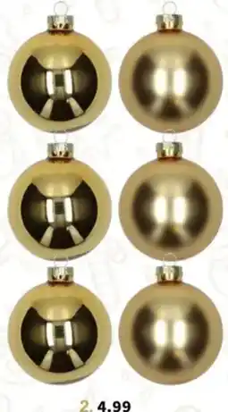 Wibra Kerstbal glas aanbieding