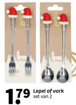 Wibra Lepel of vork aanbieding