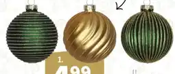 Wibra Kerstbal glas aanbieding
