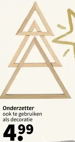 Wibra Onderzetter aanbieding