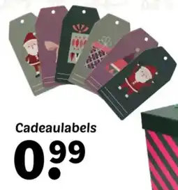 Wibra Cadeaulabels aanbieding